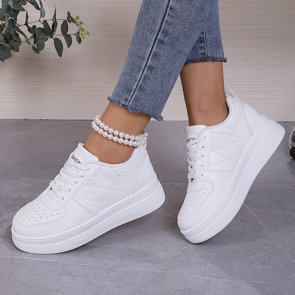 Baskets Plateformes Confortables Femme